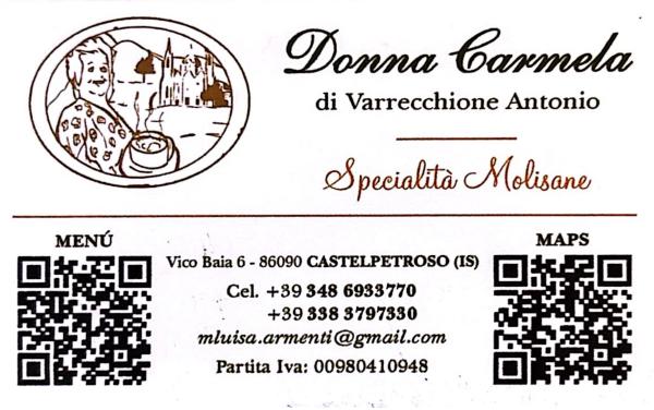 Donna Carmela di Varrecchione Antonio